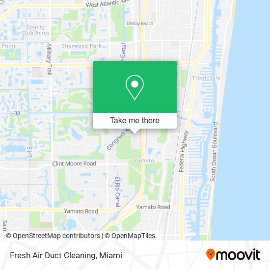 Fresh Air Duct Cleaning map