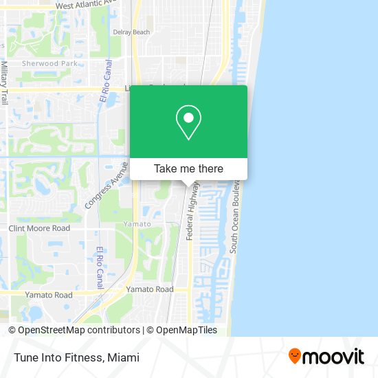 Tune Into Fitness map