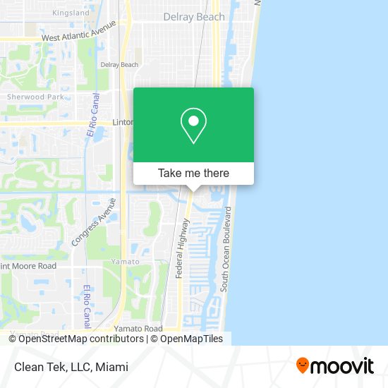 Mapa de Clean Tek, LLC