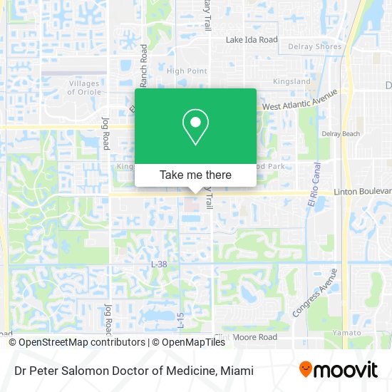 Dr Peter Salomon Doctor of Medicine map