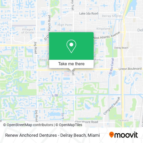 Renew Anchored Dentures - Delray Beach map