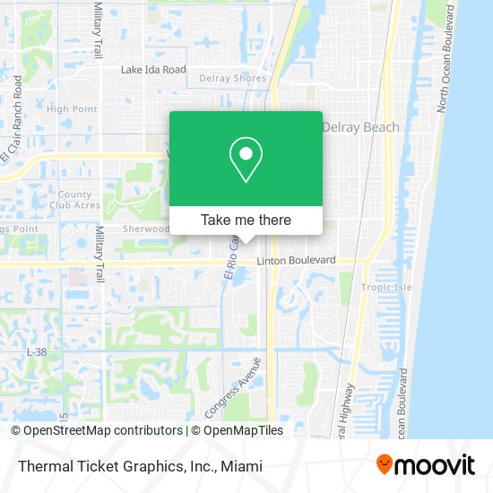 Mapa de Thermal Ticket Graphics, Inc.