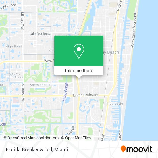 Florida Breaker & Led map