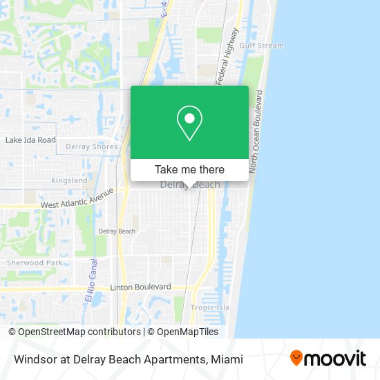 Mapa de Windsor at Delray Beach Apartments