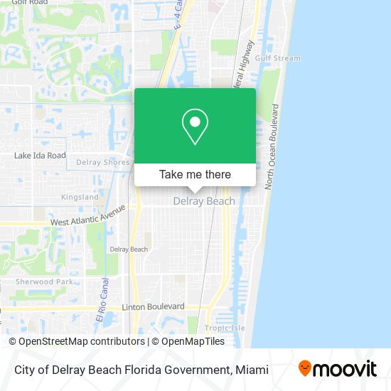Mapa de City of Delray Beach Florida Government