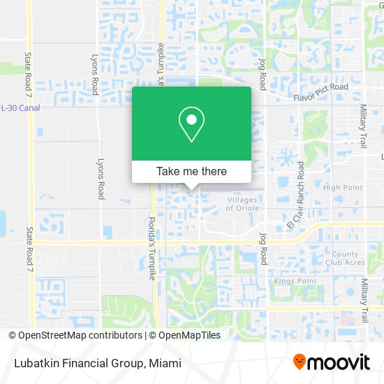 Lubatkin Financial Group map