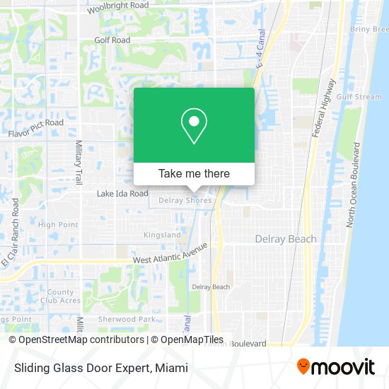 Sliding Glass Door Expert map