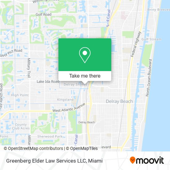 Mapa de Greenberg Elder Law Services LLC