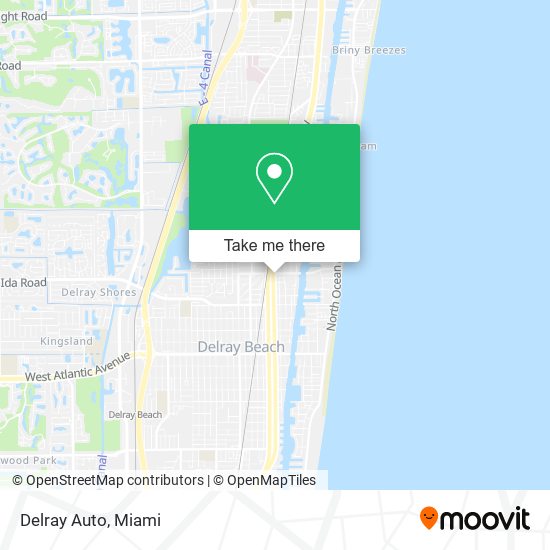 Delray Auto map