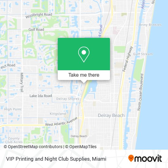 VIP Printing and Night Club Supplies map