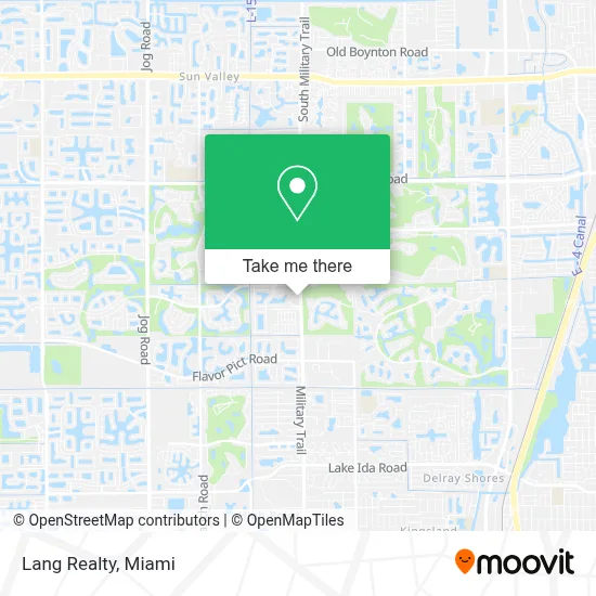 Lang Realty map