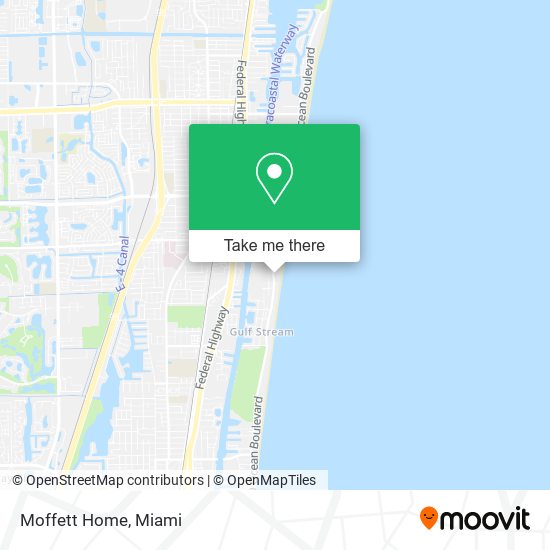 Moffett Home map