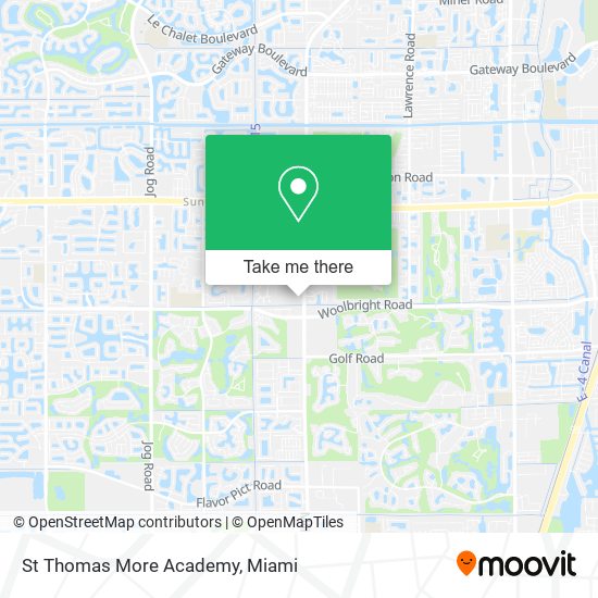 St Thomas More Academy map