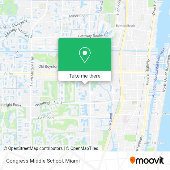 Congress Middle School map