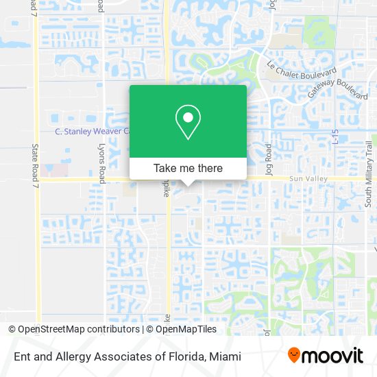 Ent and Allergy Associates of Florida map