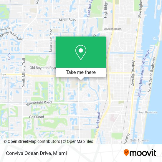 Conviva Ocean Drive map