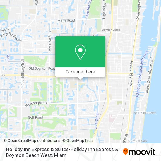 Mapa de Holiday Inn Express & Suites-Holiday Inn Express & Boynton Beach West