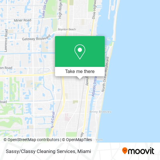 Mapa de Sassy/Classy Cleaning Services