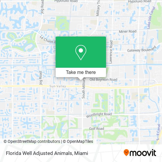 Mapa de Florida Well Adjusted Animals