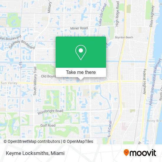 Keyme Locksmiths map