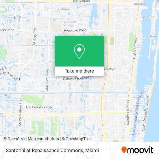Mapa de Santorini at Renaissance Commons