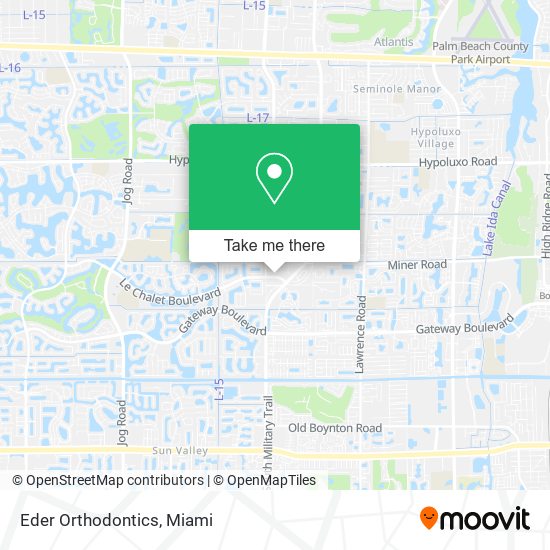 Eder Orthodontics map