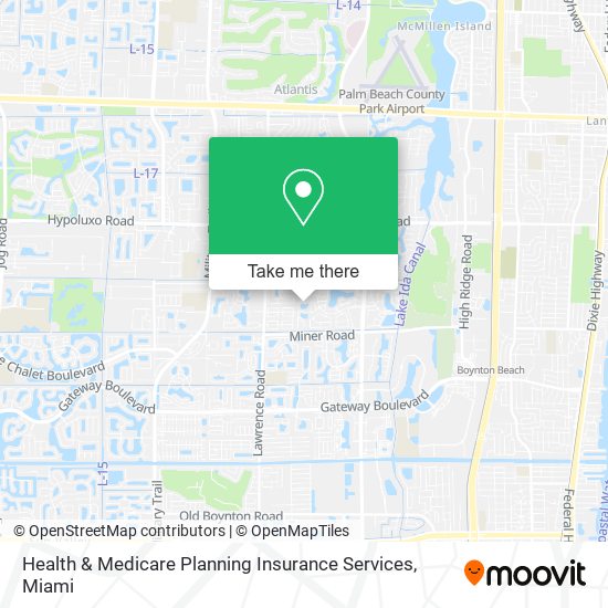 Mapa de Health & Medicare Planning Insurance Services