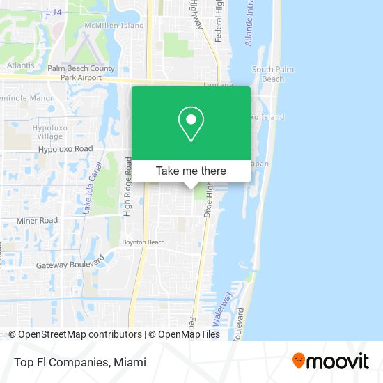 Top Fl Companies map