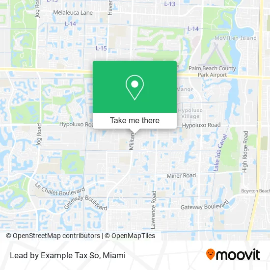 Lead by Example Tax So map