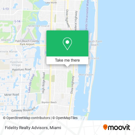 Mapa de Fidelity Realty Advisors