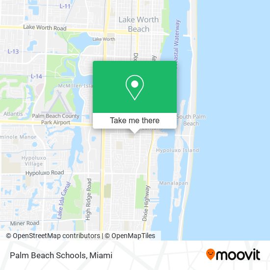 Mapa de Palm Beach Schools