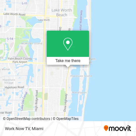 Work Now TV map