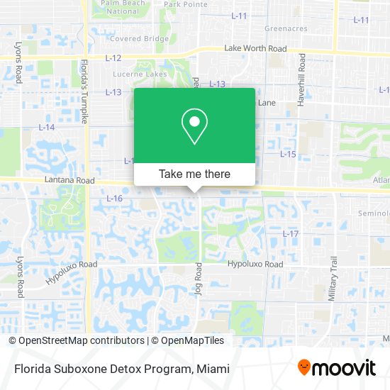 Florida Suboxone Detox Program map