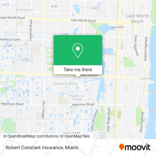 Mapa de Robert Constant Insurance