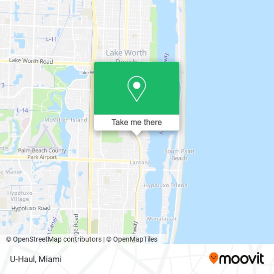 U-Haul map