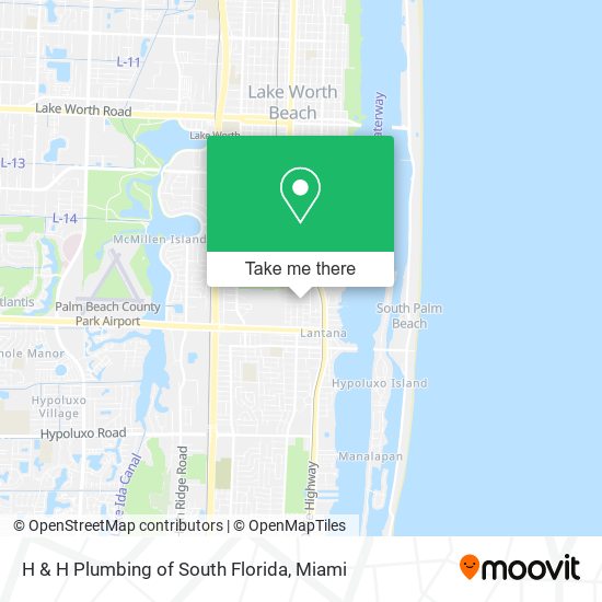 Mapa de H & H Plumbing of South Florida