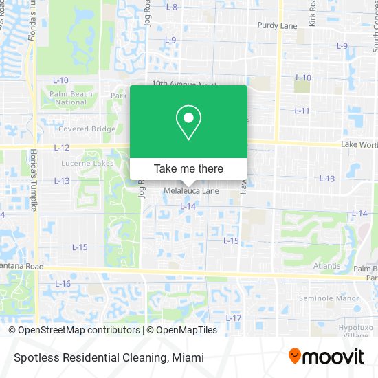 Spotless Residential Cleaning map