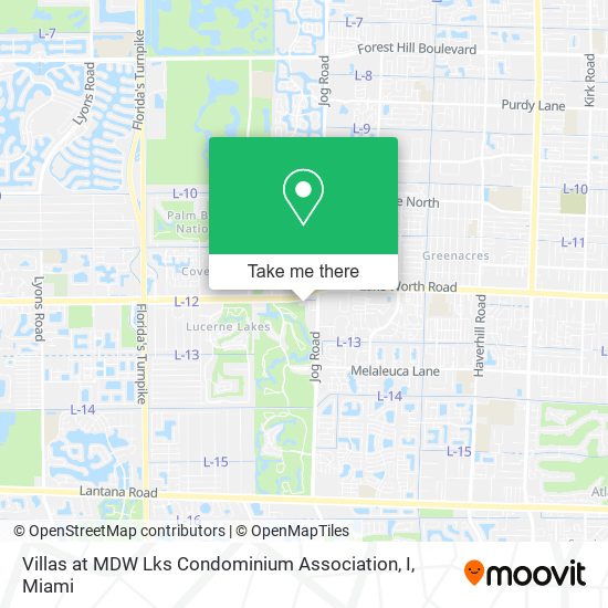 Villas at MDW Lks Condominium Association, I map