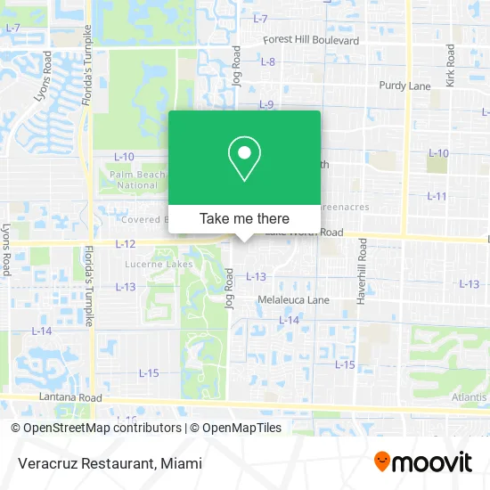 Veracruz Restaurant map