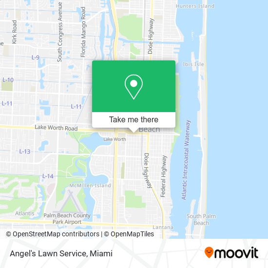 Mapa de Angel's Lawn Service