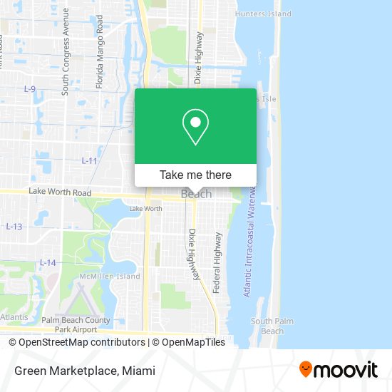 Green Marketplace map