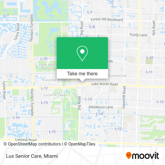 Lux Senior Care map