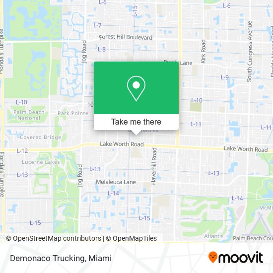 Mapa de Demonaco Trucking