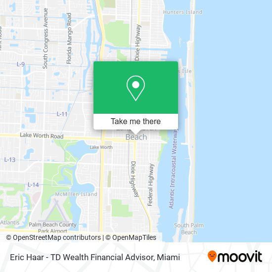 Mapa de Eric Haar - TD Wealth Financial Advisor