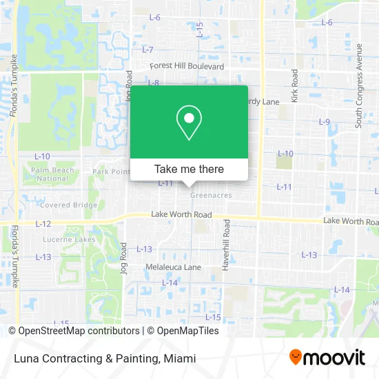 Luna Contracting & Painting map