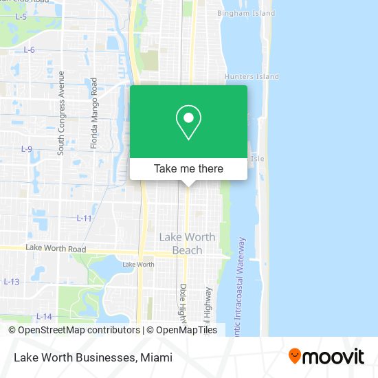 Lake Worth Businesses map