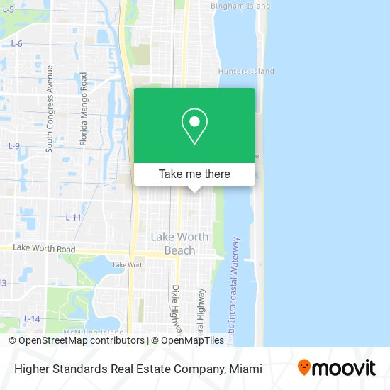 Higher Standards Real Estate Company map