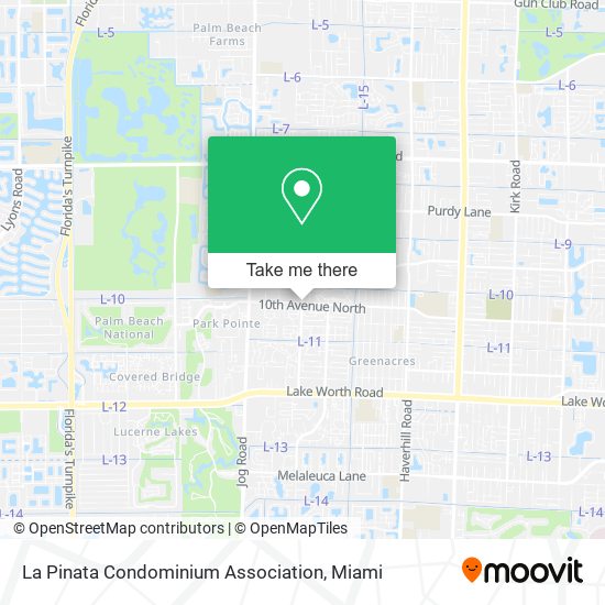 La Pinata Condominium Association map