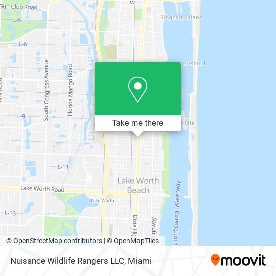 Nuisance Wildlife Rangers LLC map