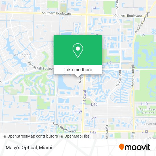 Macy's Optical map